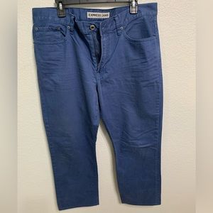 Express Jeans, 36x34, light blue, heavy duty 100% cotton